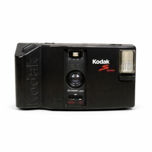 Kodak S300MD 35mm Film Camera Point & Shoot Black Flash Ektanar Lens